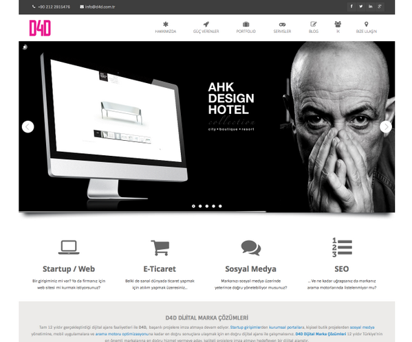 D4D web sitesini yeniledi, göz atmak isteyenler için link: d4d.com.tr