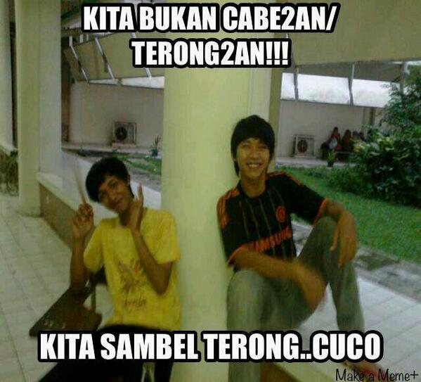 Kita bukan cabe2an/terong2an, tapi.. Cc: <a href="/afiyulianputra/">Afi Yulian putra</a> <a href="/ramailmar/">ramailmar</a> #justforfun