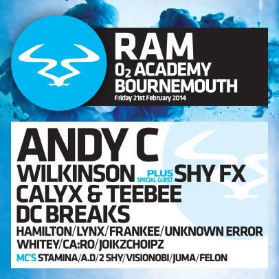 RAMrecordsltd's tweet photo. RAM in Bournemouth this Friday for #RAMbournemouth
Info/Tickets:
https://t.co/soGN16eEpB
http://t.co/XKdtZAVgIo
