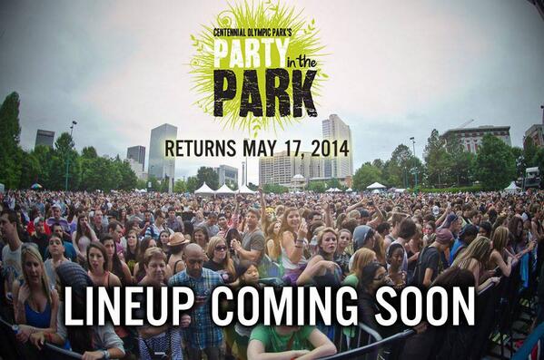 centennial_park's tweet photo. We've got some special announcements for Party In The Park coming soon! Who's excited? #PITP2014 http://t.co/k8CM9NfBLV