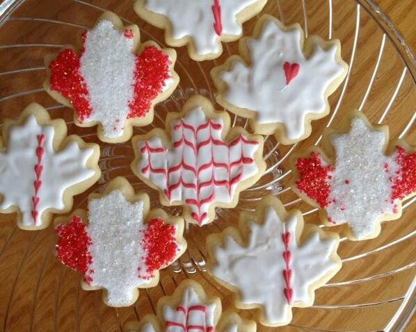 marklink's tweet image. Enjoying a sweet treat while cheering on our Canadian athletes! Go Canada! Thanks Erin!