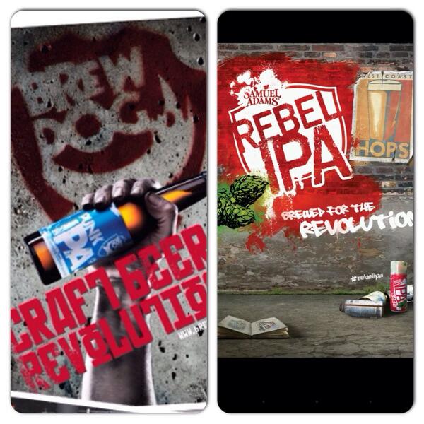 KikoZCal's tweet image. Hey @brewdog I see @SamuelAdamsBeer paying homage to YOUR revolutionary ads! I'll stick with the #punkmovement #beer