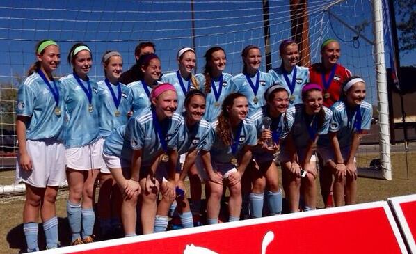 Sporting BV Aztecs 97/98 1 - 0 Foothills SC from Calgary #PDT Showcase Champions..congrats girls!