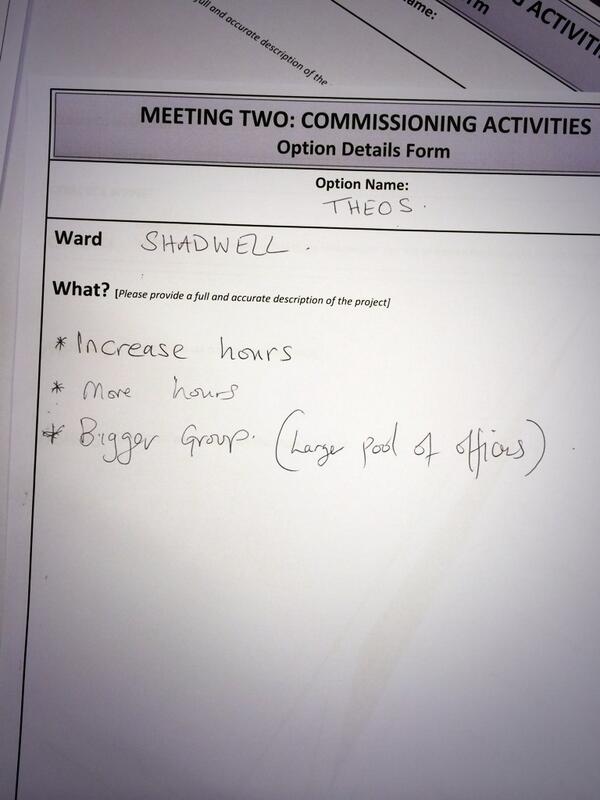 WatneyMarket's tweet image. This is what we have asked for with the THEOs #localforum