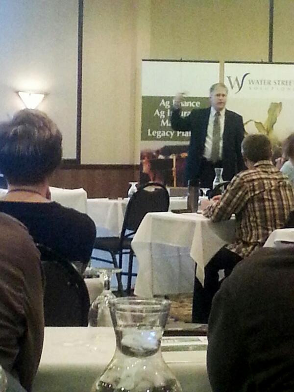 corncapital's tweet photo. Are you at #agedge with @ArlanFF101 and @WaterStreetAg in Willmar, MN today?  Give us a tweet if so! http://t.co/8tS8JTxEIo