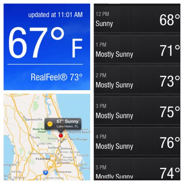 LakeHelenFL's tweet photo. #Weather for Lake Helen, FL. 02/17/2014 http://t.co/QjkYKDMZdQ