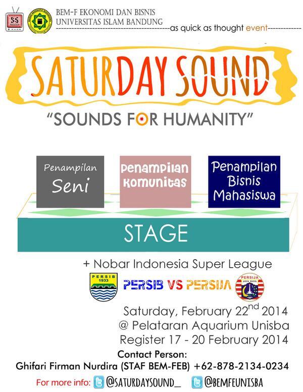 Saturday Sound tweet media
