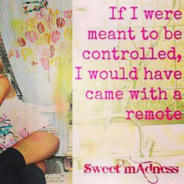 maryjorapini's tweet photo. #MaryJoMInute: If ur partner was meant 2 B controlled, they would come w/ a remote! #HandMeTheRemote #IControlMe http://t.co/pOSVaVEJLc