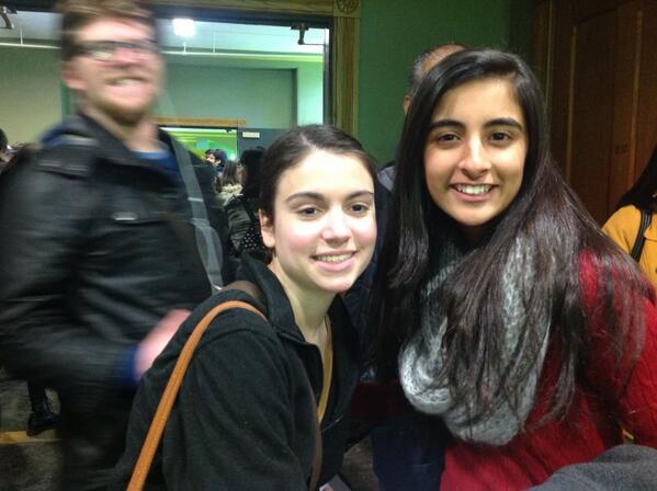 Cate_Brainard's tweet photo. Simran Chand preps with Kate Dunbar for doubles #harvardspeech&amp;debate http://t.co/LCrwZLhzNo