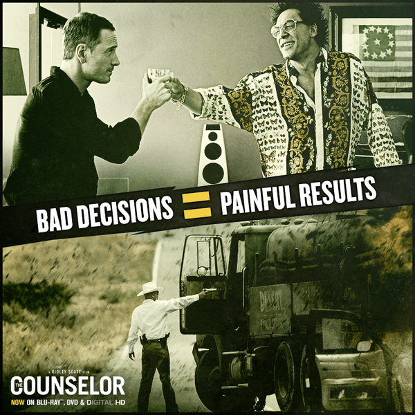 CounselorMovie's tweet photo. When you negotiate a deal, make sure you can still get up and walk away. http://t.co/0wfvK2AcAQ