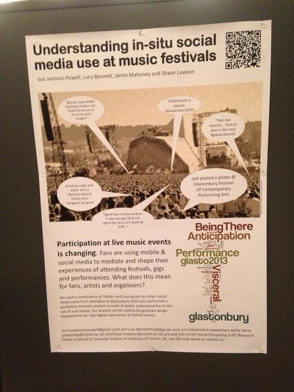 shaunlawson's tweet image. Poster is up! #cscw2014