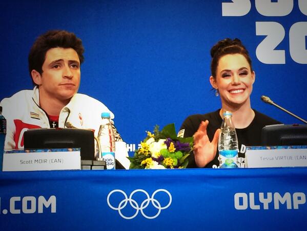 Typical Moir: walks in, pumps fist, "first to the press conference." #WeAreWinter