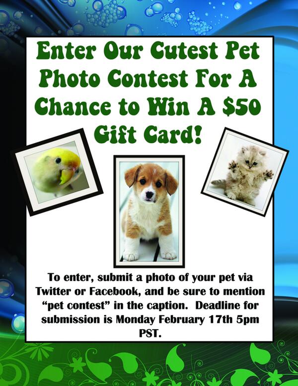 eHydroponics's tweet photo. Last chance!  Our cute pet photo contest ends at 5pm PST!  Enter now for your chance to win a $50 gift card! http://t.co/CMqetH9WgT