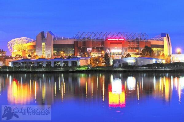Absolutely stunning photo of Old Trafford at night by <a href="/CraigNorwood/">Craig Norwood</a>. Beautiful. #MUFC