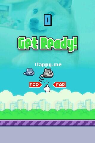 Ryanfitzy99's tweet photo. The only game that can beat #flappybird is Flappy Doge. http://t.co/diEsct1BKR