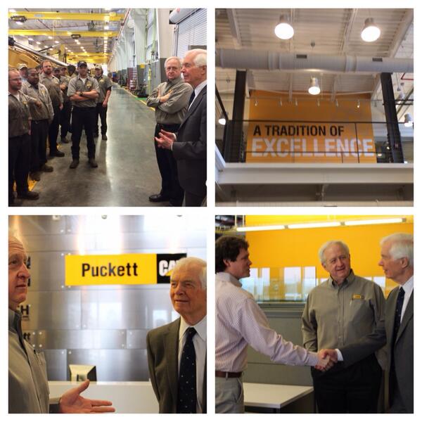 ThadforMS's tweet photo. Big thanks to Puckett Machinery for inviting us to visit! Incredible MS biz provides great jobs &amp; services #Thad2014 http://t.co/anv5ucwhg9