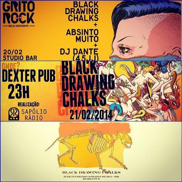 Black Drawing Chalks tweet media