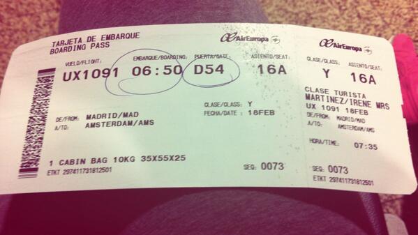 enerisma's tweet photo. Holidays!!! MAD-AMS-BKK http://t.co/uEukJf9N4V