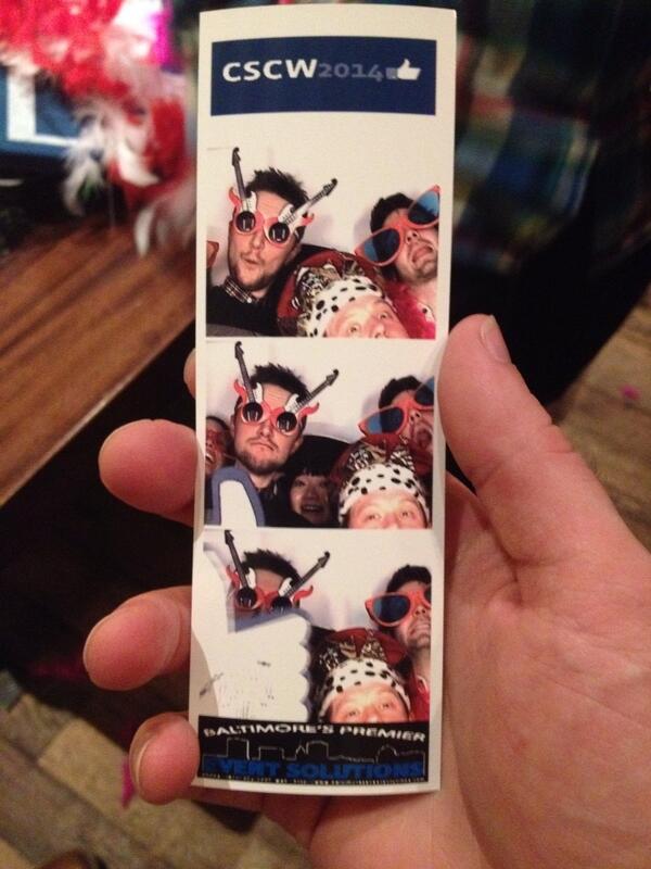 DZytko's tweet image. Thanks Facebook. #cscw2014