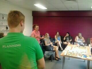 iamthehanslee's tweet image. JCU Planning students taking our lead from Dr Sharon Harwood after our very filling lunch. #PlanningSpace