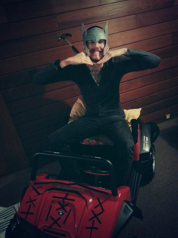 spinellitron's tweet photo. The adventures of thor and little spidergirl. http://t.co/9Kaj1BRuzN