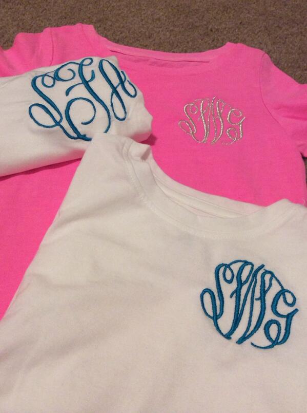 CBCMonograms's tweet image. Some of my favorites! Long sleeves available now!