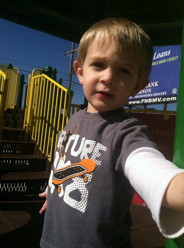 Bodie taking his own selfies! Lol cutie