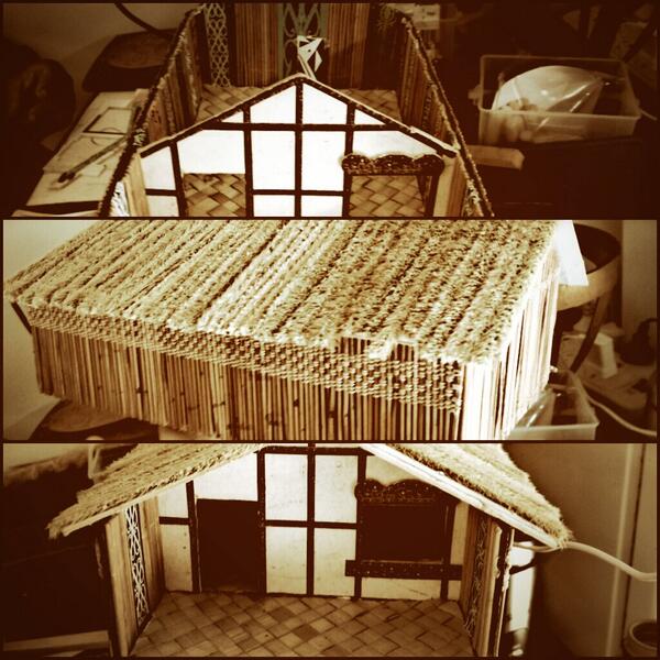 DerynPene's tweet photo. My very talented Daddy &amp; Uncle's little projects #Maori4Life #MiniMarae #Atahua 👍👏💜😏👌 http://t.co/JVP5StF6Ut