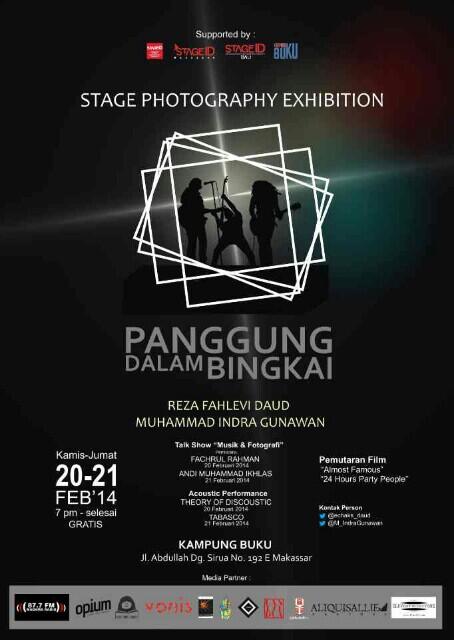 From @echaks_daud &amp; <a href="/M_IndraGunawan/">Emige Official</a> "Panggung Dalam Bingkai" .. <a href="/kampung_buku/">Kampung Buku</a> 20-21 Februari 2014.