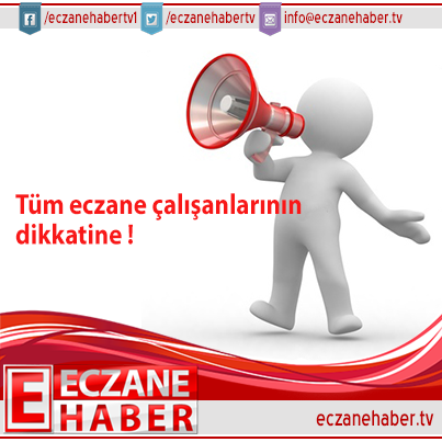 goo.gl/HxBB6c
Tüm eczane çalışanlarının dikkatine !!!