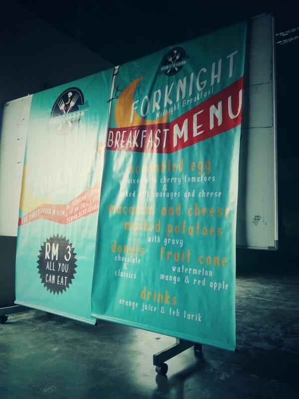 30Unity's tweet image. For those who already got the coupon..do come tonight @forknight in dewan bendahara at 8.30pm! Treat your tummy well!