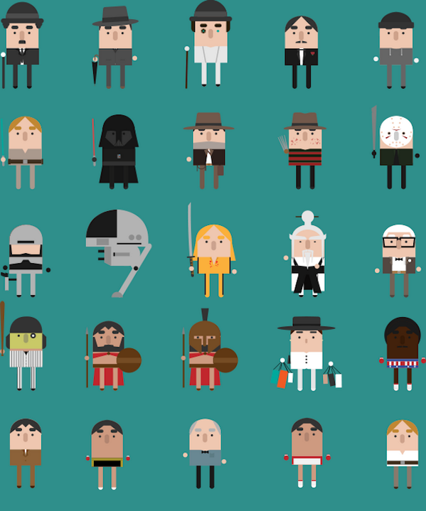 ¡Cinéfilos! ¿Cuantas películas podéis reconocer en esta adorable #animación 2D? > vimeo.com/86083265