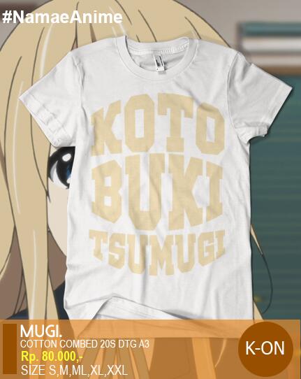 NamaeAnime's tweet photo. TS Mugi K-ON for order 0898346724 . #YukOrder https://t.co/dndU6f0da6
