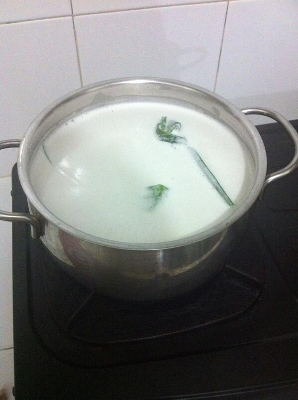 Say you milk with almond milk....slupppp