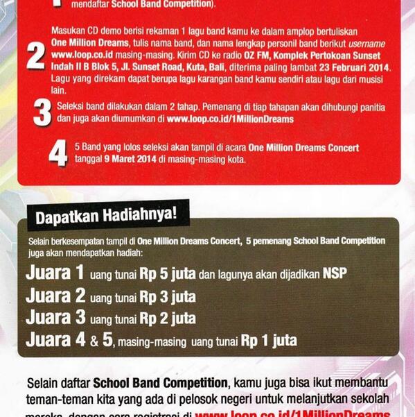 PR_OZBALI's tweet photo. Hai ozzer, ada kompetisi band nih *khusus SMA, hadiah nya menarik loh. Info lbh lanjut ke http://t.co/tsgvTkUOXP http://t.co/0tt920CYUv