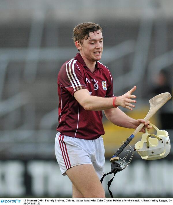 officialgaa's tweet photo. RT if you think @Galway_GAA Pádraig Brehony should be crowned the GAA.ie #AllianzLeagues Hurling Player of the Week! http://t.co/2OdOrKs91t