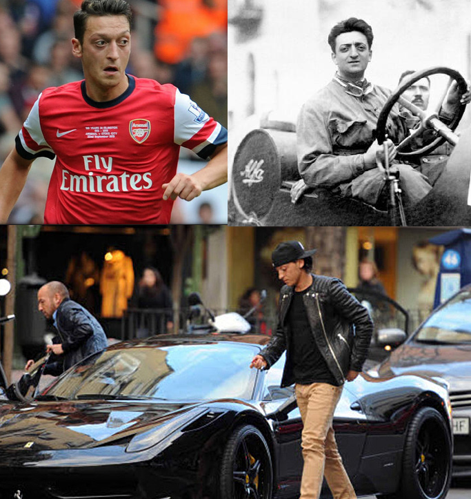 X 上的 G3l0us 💢🦂：「“@SonParecidos: Mesut Özil y Enzo Ferrari