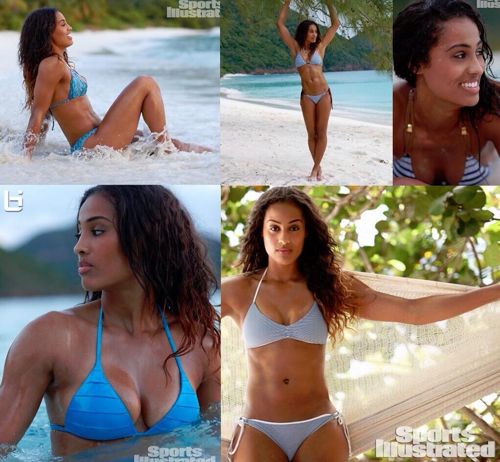 “Skylar Diggins in the Sports Illustrated Swimsuit edition. 😍” .