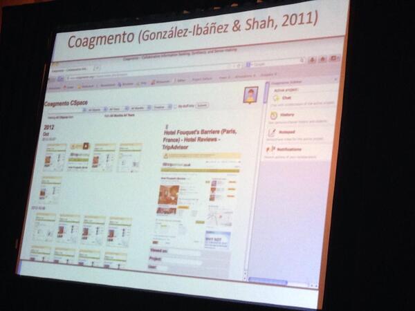 chirag_shah's tweet image. Yet another example of people using Coagmento in real life projects! This by Ryan Kelly of Univ of Bath #CSCW2014