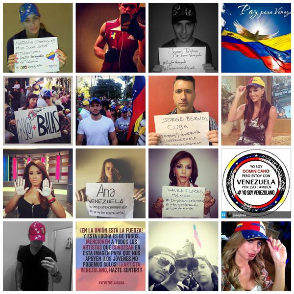 Las estrellas de #Telemundo piden paz por #Venezuela. RT con tus mensajes de apoyo. #SOSVenezuela