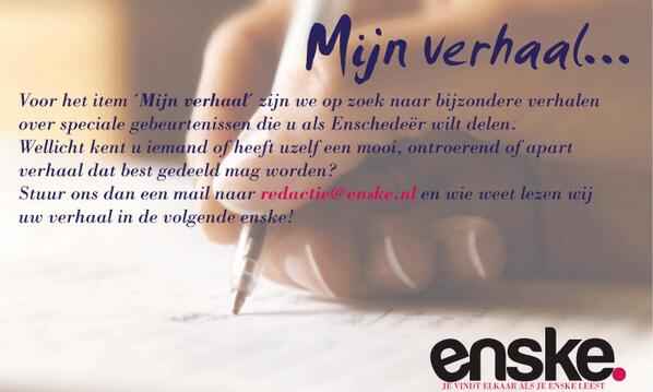 Nieuw in Enske Magazine 'Mijn Verhaal'