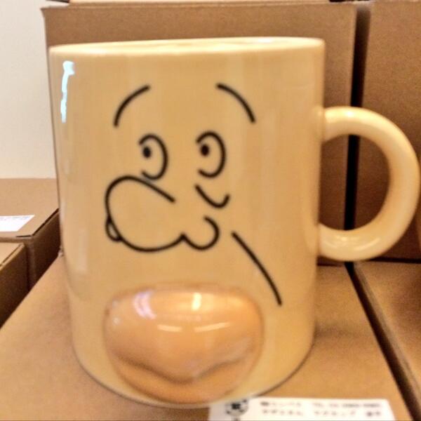 naramig's tweet photo. 大丸のサザエさん展の穴子さんマグカップがシュールすぎて素敵やった。 http://t.co/WzWLbwQCOP