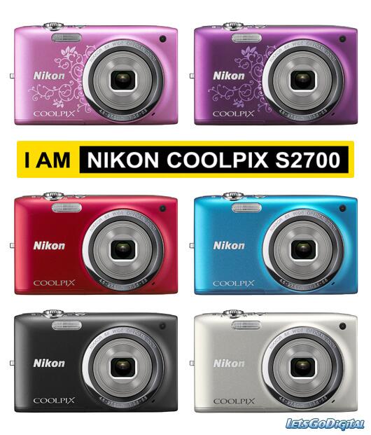 NIKON COOLPIX S2700,16.0 MPX, videos en HD.Funciones inteligentes, 6Xzoom, colores, OFERTA ESTE MES $132.00 IVA INC.