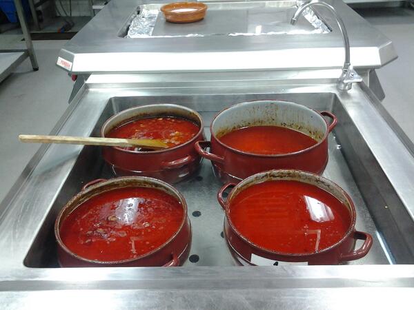 Preparando los caricos para la cata de UMAMI #comerencantabria