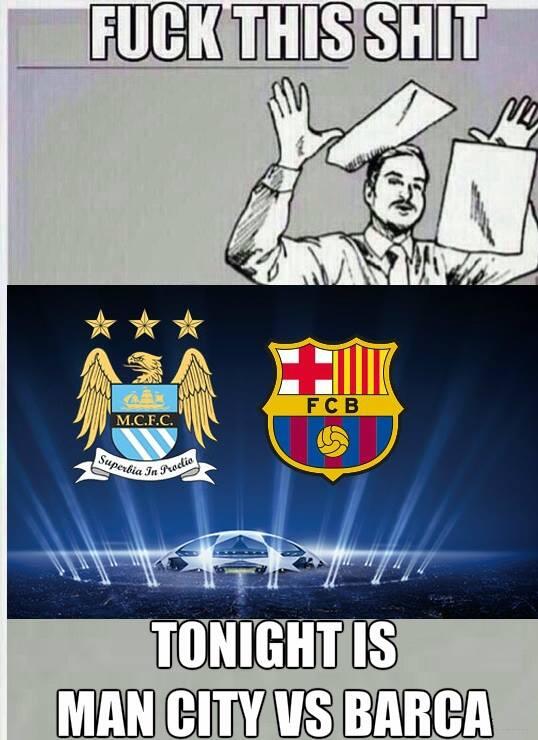 TheClubPark's tweet photo. City vs Barca http://t.co/Ogj3b66e16