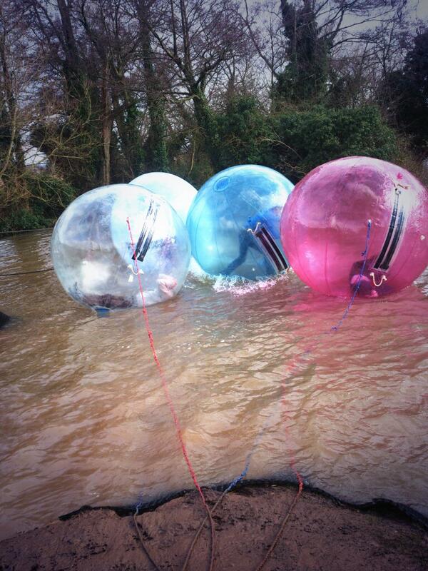 Had a great day today #waterzorbing