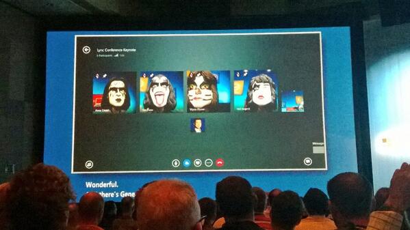 s_pauley's tweet image. #lyncconf great meeting with kiss this morning..