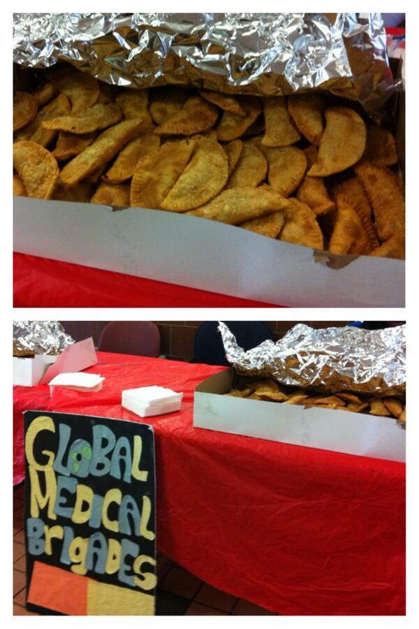 MSUGMB's tweet image. Fresh Homemade Empanadas on this Snowy Day!  Empanada Sale happening NOW! Dickson Hall Lobby
