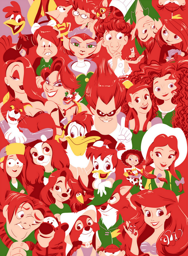 All the Disney redheads! 