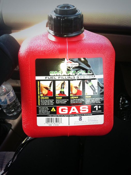 I meant "run out of gas" lol thank the lord for my godmother being home and saving me. Now to go fill<a href="/tag/torohuaco"class="tags"><span>#torohuaco</span></a><a href="/tag/perrisbound"class="tags"><span>#perrisbound</span></a>